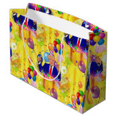 ハッピーバースデードナルドトランプ抱き枕 ラージペーパーバッグ (裏面アングル)