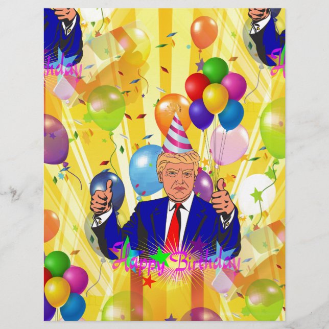 ハッピーバースデードナルドトランプ (正面)