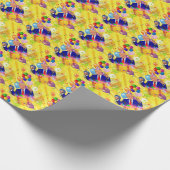 ハッピーバースデードナルドトランプ ラッピングペーパー (角)