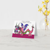 ハッピーバースデードラゴンビーストフレンドカード カード (黄色い花)