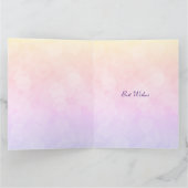 ハッピーバースデードーターインローフェアリーデザイン カード (内部)