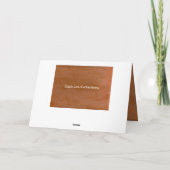 ハッピーバースデードータータンジェリン大理石 カード (裏面)