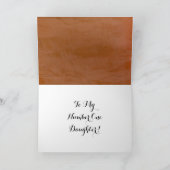 ハッピーバースデードータータンジェリン大理石 カード (内部)