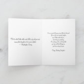 ハッピーバースデードーターバタフライ/紫 カード (内部)