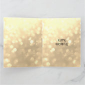 ハッピーバースデードーターフェアリーデザイン カード (内部)