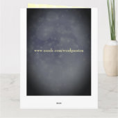 ハッピーバースデードーターフェアリーデザイン カード (裏面)