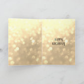 ハッピーバースデードーターユニコーンデザイン カード (内部)