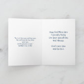 ハッピーバースデードーター蝶 カード (内部)