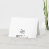 ハッピーバースデードードルレッドガーリーグリーティングカード カード (裏面)