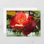 ハッピーバースデード来リームトゥルバラ#2はがき ポストカード (正面/裏面)