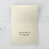 ハッピーバースデーナナレッド&ピンクローズ カード (内部)