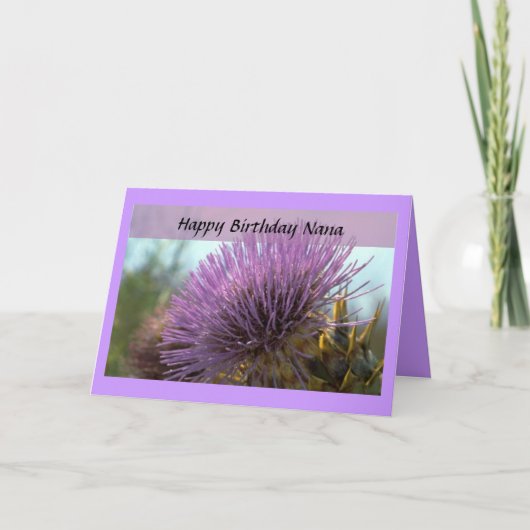 ハッピーバースデーナナ カード (正面)