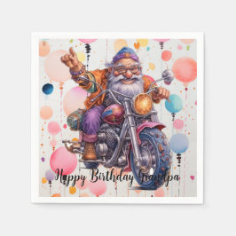 ハッピーバースデーナプキン スタンダードカクテルナプキン