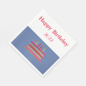 ハッピーバースデーナプキン スタンダードランチョンナプキン (角)