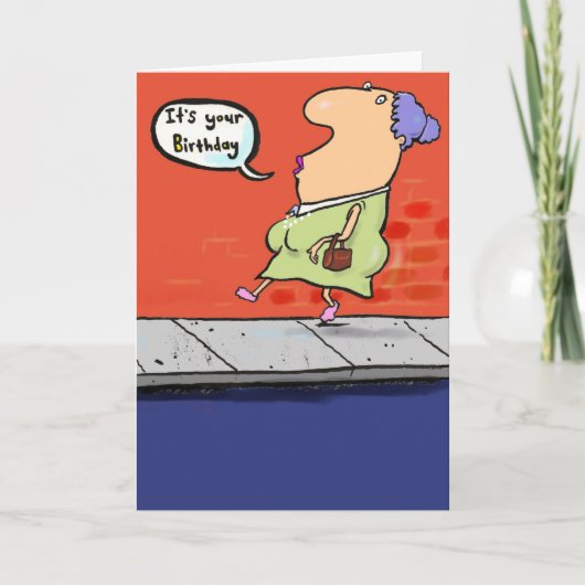 ハッピーバースデーナンセンス。 カード (正面)