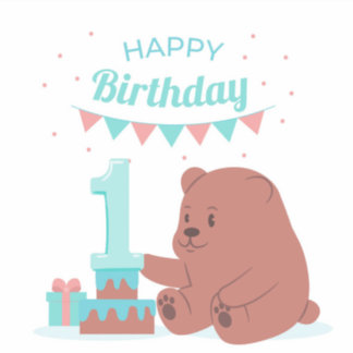 ハッピーバースデーナンバー1 シール