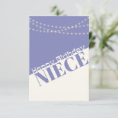 ハッピーバースデーニースカモダンミニマルード 招待状 (スタンド正面)