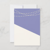 ハッピーバースデーニースカモダンミニマルード 招待状 (裏面)