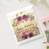 ハッピーバースデーニーチェススウィート16パーティーギフトフローラ フェイバーバッグ (封をした状態)