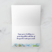 ハッピーバースデーネバダデザートランドスケープ カード (内部)