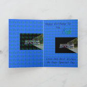 ハッピーバースデーノア、グリーティングカード カード (内部)