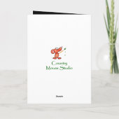 ハッピーバースデーノストレスプードルドッグ100th カード (裏面)