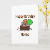 ハッピーバースデーノノイタリアングランパ誕生日デシ カード (黄色い花)