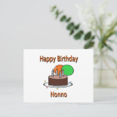 ハッピーバースデーノノイタリアングランパ誕生日デシ ポストカード (スタンド正面)