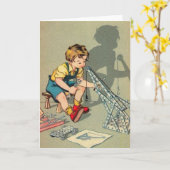 ハッピーバースデーノートカード カード (黄色い花)