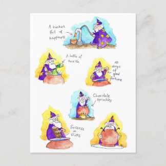 ハッピーバースデーハガキbyニコールジャネス シーズンポストカード