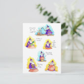 ハッピーバースデーハガキbyニコールジャネス シーズンポストカード (スタンド正面)