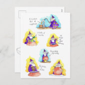 ハッピーバースデーハガキbyニコールジャネス シーズンポストカード (正面/裏面)