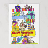 ハッピーバースデーハガキbyニコールジャネス ポストカード