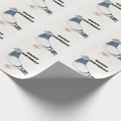 ハッピーバースデーハト包装紙 ラッピングペーパー (角)