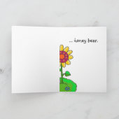 ハッピーバースデーハニーベア！ カード (内部)
