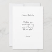 ハッピーバースデーハニーラブハート誕生日 (裏面)