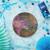 ハッピーバースデーハミングバード ペーパープレート (パーティー)