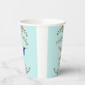 ハッピーバースデーハミングバード 紙コップ (左)