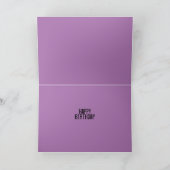 ハッピーバースデーハロウィンカード カード (内部)