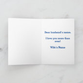 ハッピーバースデーハンサムがゴージャスなキツネ カード (内部)