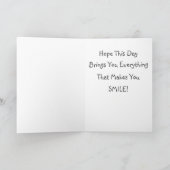 ハッピーバースデーハンサム山羊 カード (内部)