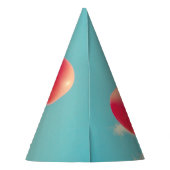 ハッピーバースデーハートバルーン パーティーハット (裏面)