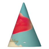 ハッピーバースデーハートバルーン パーティーハット (右)