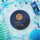 ハッピーバースデーハーベストムーン ペーパープレート (パーティー)