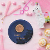 ハッピーバースデーハーベストムーン ペーパープレート (パーティー)