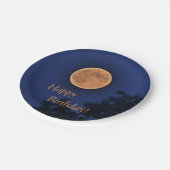 ハッピーバースデーハーベストムーン ペーパープレート (アングル)