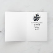 ハッピーバースデーバイクモトクロスレーシング カード (内部)