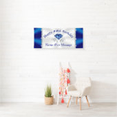 ハッピーバースデーバカスタムナー。任意の年又は大事な行事 横断幕 (インサイチュ)