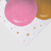 ハッピーバースデーバカラフルルーン金ゴールド紙吹雪 薄葉紙 (詳細)