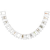 ハッピーバースデーバグをテーマにしたバナー バンティングフラッグ (全)